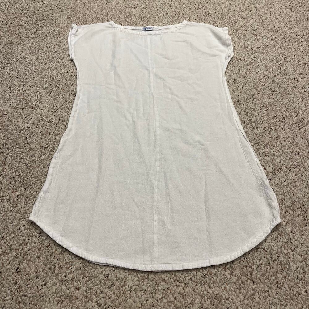 Oh My Gauze Lightweight Mini Dress Tunic Top Sz 0 XS/S Coastal Classic Casual